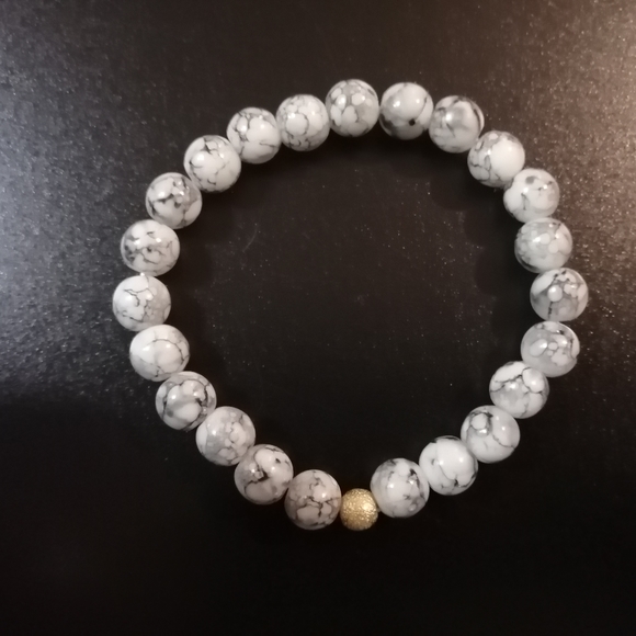 Set of 5 bracelets blue and turquoise colour - Picture 7 of 7